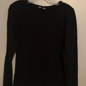 black long sleeve shirt